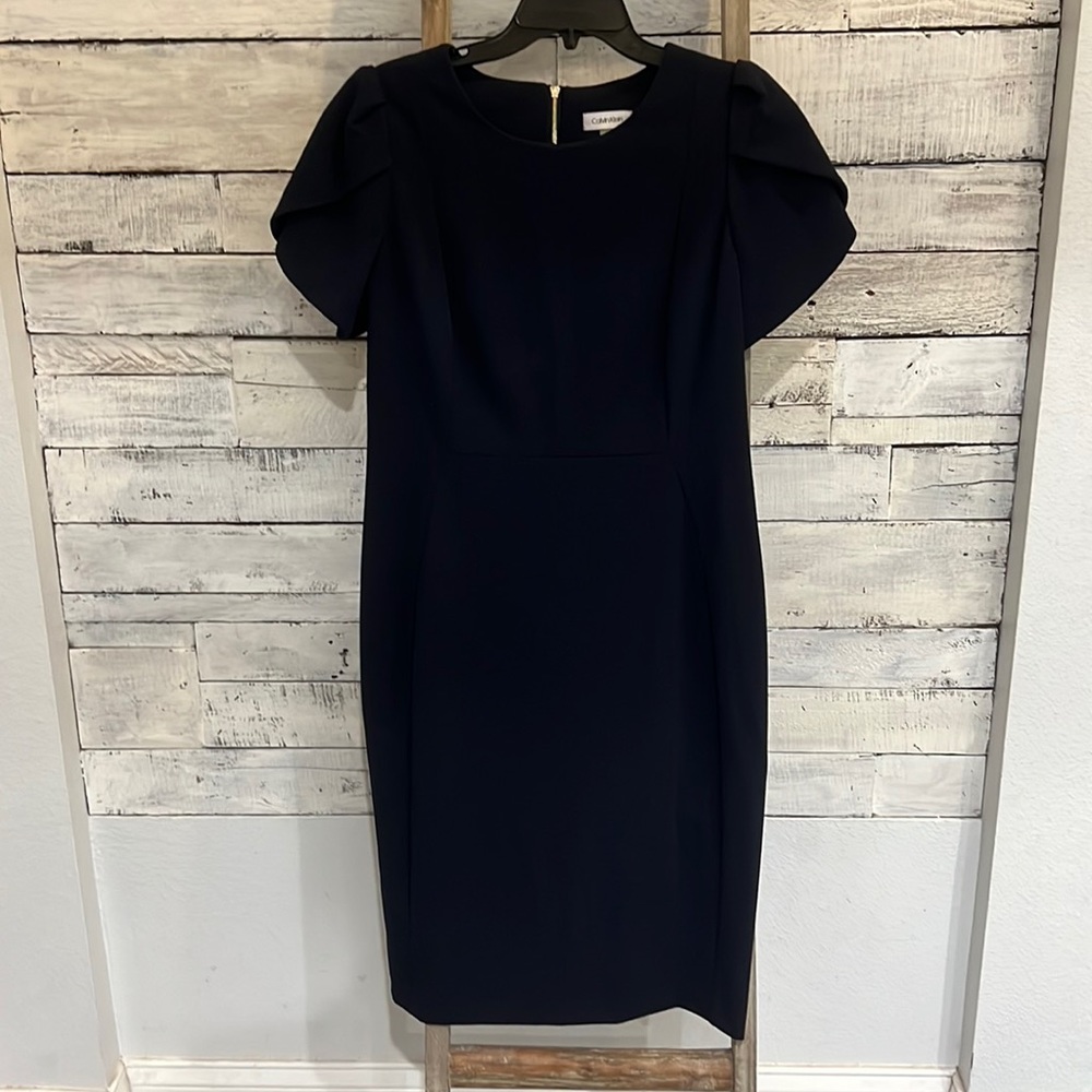Calvin Klein Navy Zipper Dress size 14